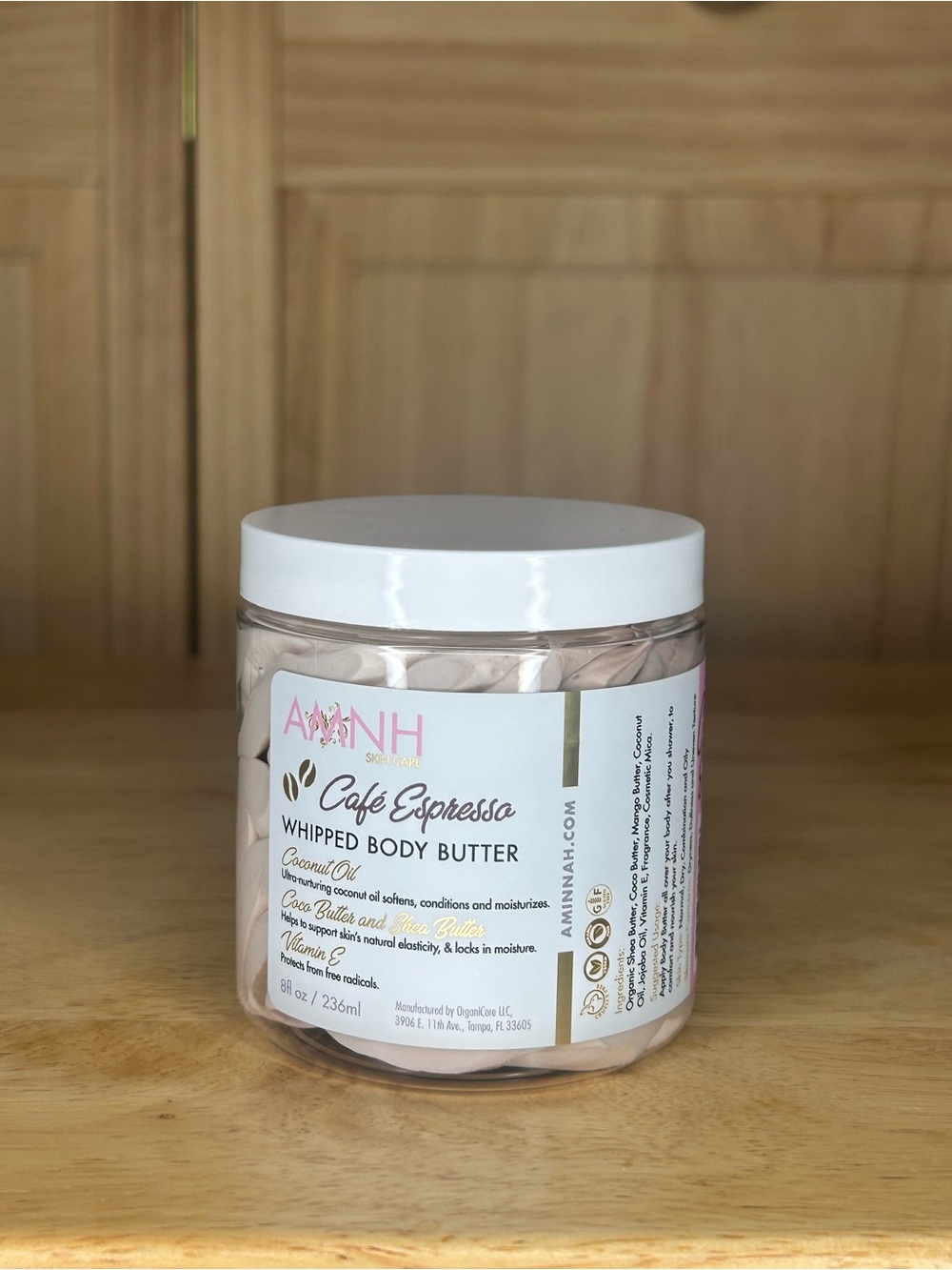Cafe Espresso Whipped Body Butter 8floz by Aminnah
